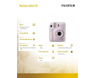 Fujifilm Instax Mini 12 purpurowy - 1130656 - zdjęcie 11